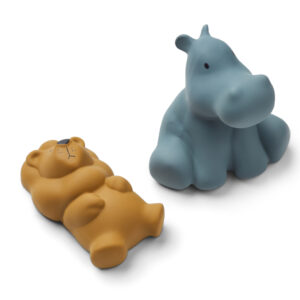 Lot de 2 Jouets pour le Bain Vikky - Safari et Whale Blue