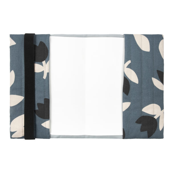 Hyde Park Protège-Carnet de Santé A5 - Blue Black Tulipes – Image 2