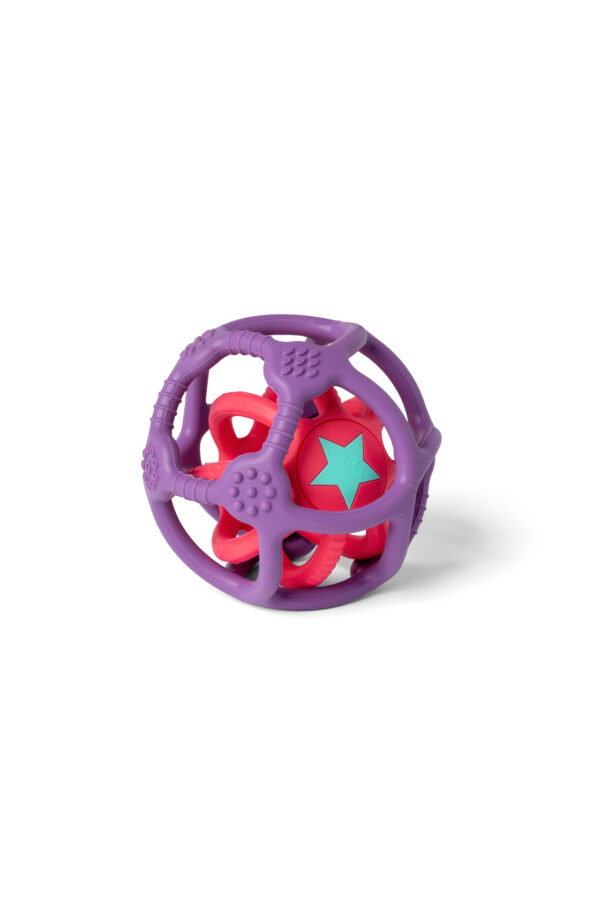 Balles Sensorielles en Silicone - Violette et Rose – Image 3