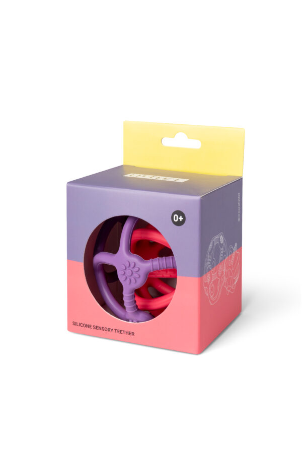 Balles Sensorielles en Silicone - Violette et Rose – Image 4