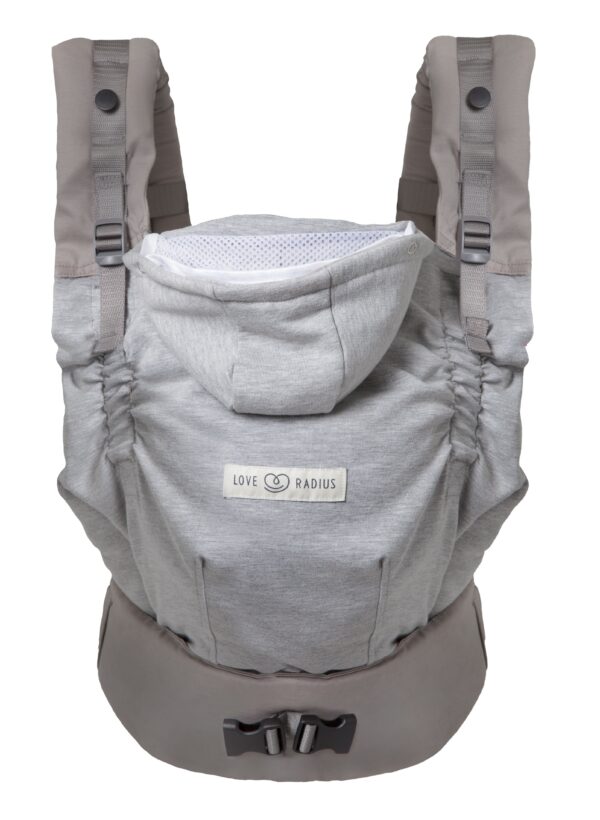 Porte Bébé Physiologique HoodieCarrier 2 - Gris Athletique – Image 6