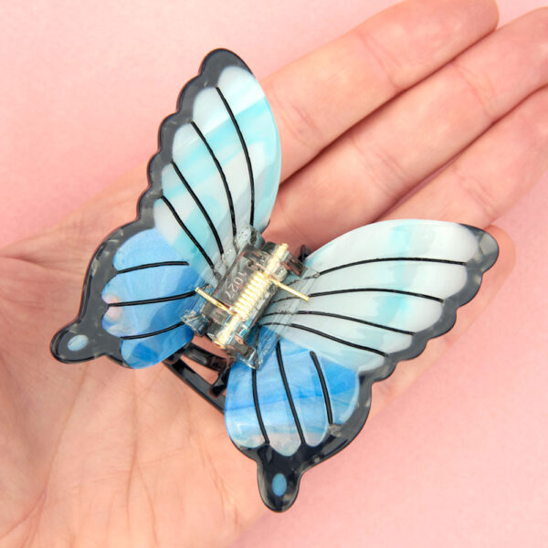 Pince à Cheveux - Papillon Bleu