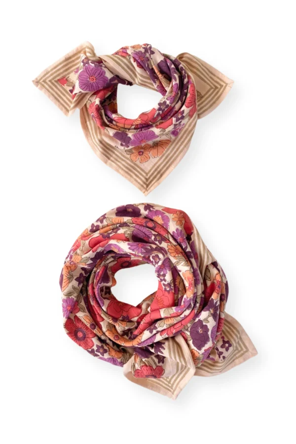 Big Foulard Latika "Joy" - Macadamia – Image 4