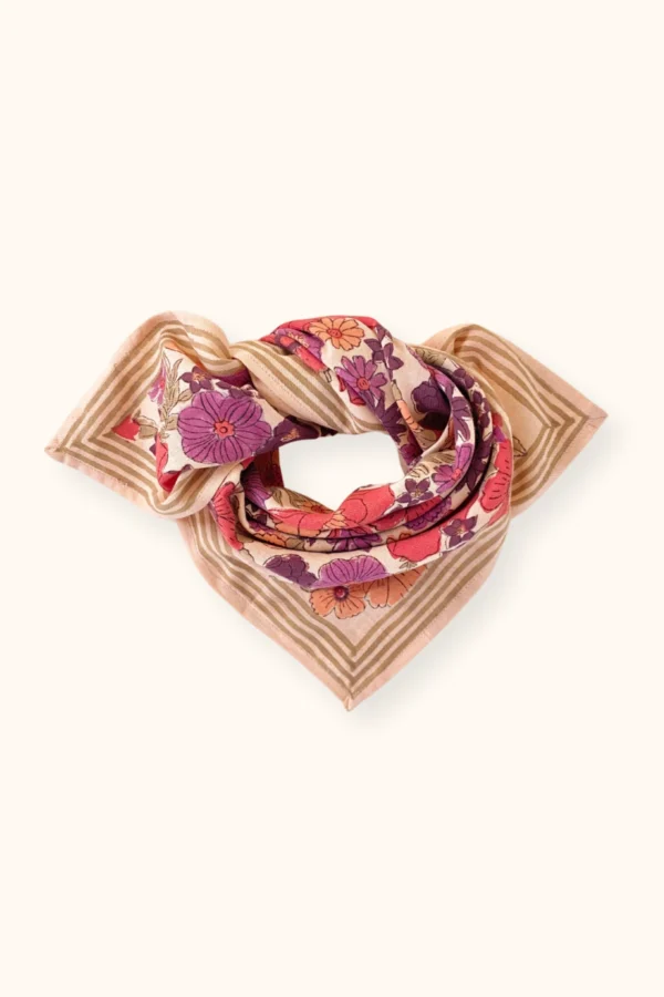 Small Foulard Manika "Joy" - Macadamia