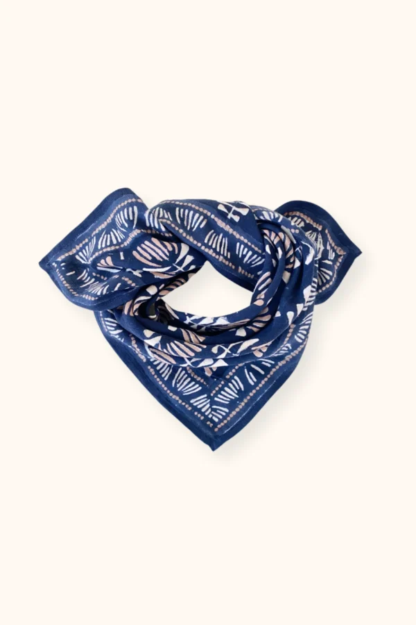 Small Foulard Manika "Tresse" - Graphite