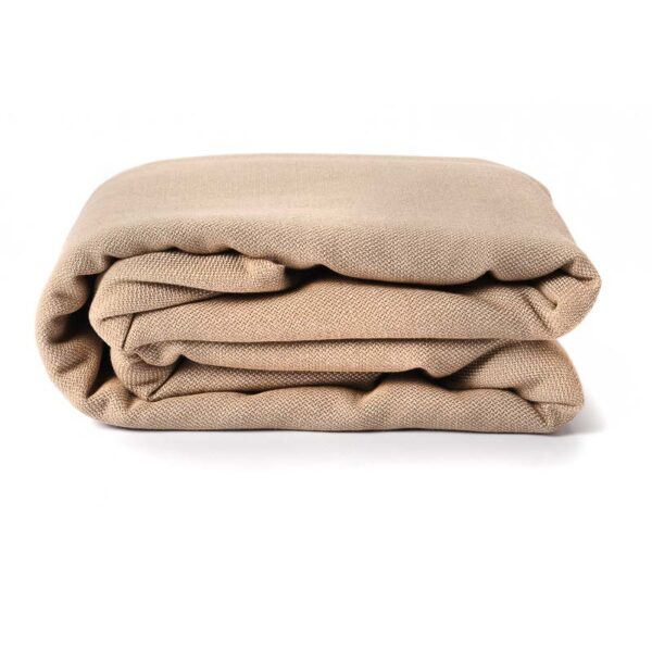 Echarpe Sergé Brisé - Beige Sable - 4,6m – Image 3