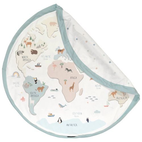 Tapis de Jeu et Sac de Rangement - Worldmap Couleur