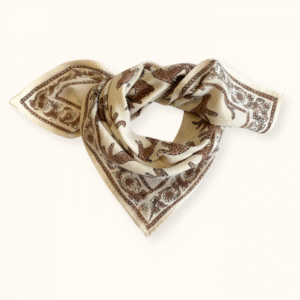 Small Foulard Manika "Bengale" - Latte