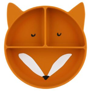Assiette silicone - Mr Fox (Renard)