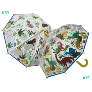 Parapluie Couleurs Changeantes - Dino Transparent