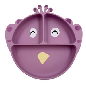 Assiette silicone - Mrs Peacock (Paonne)