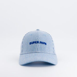 Casquette -  Marinière Super Papa Bleu